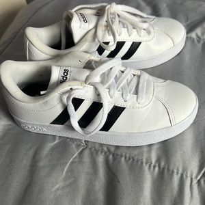 Youth girls Adidas sneakers.